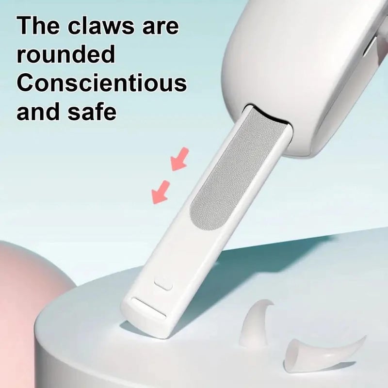 FIAMM Adjustable Cat Nail Clipper to Avoid Excessive Cutting, Cat Nail Trimmer with Nail File, Pet Nail Clippers for Kitten Bunny Guinea Pig Rabbit Ferret (Blue) - Image 5